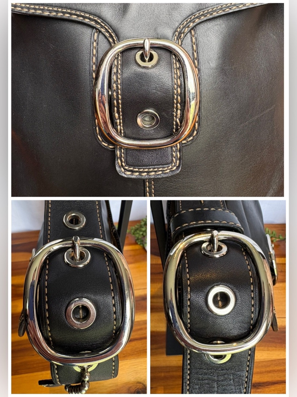 Coach Bleecker Large Leather Flap Crossbody / Shoulder Bag - M0893-F13355 - 2008 - Picture 5 of 13